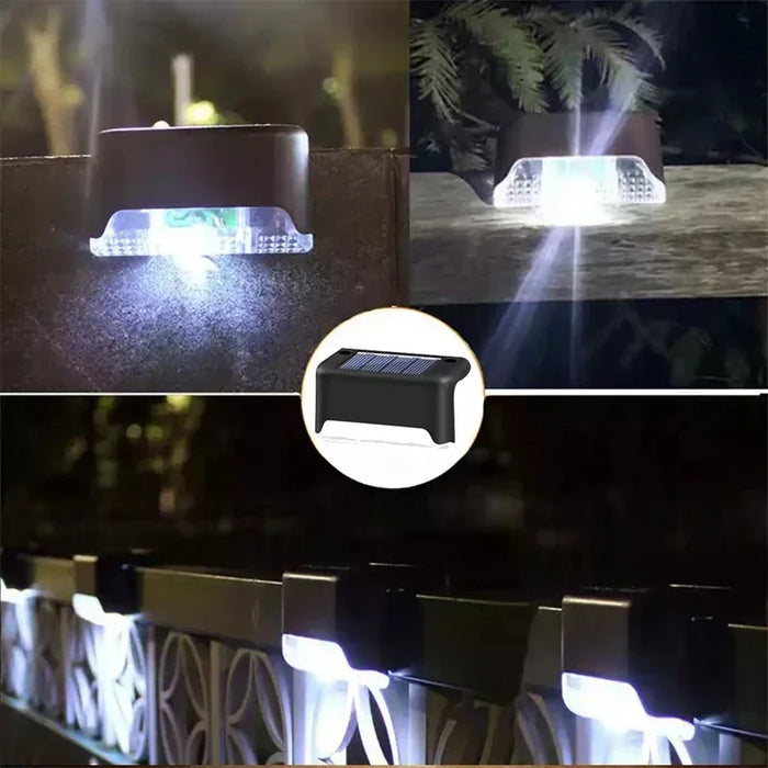 Solar Deck Lights – 32-Pack Outdoor Waterproof LED Step Lights for Railing, Stairs, Pathway, Yard, and Fence