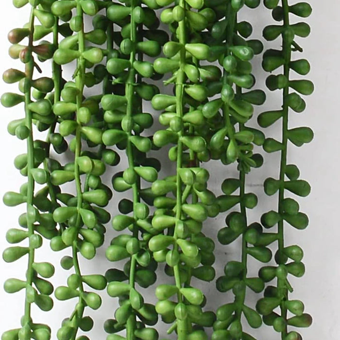 1PC Artificial Succulent Vine – Lifelike Greenery for Christmas Tree, Wedding Arch, Indoor Wall Décor & Photography Prop