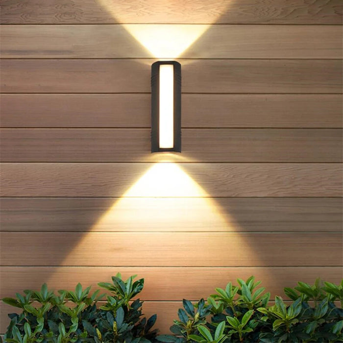 12W LED Waterproof Wall Light – Up and Down Outdoor/Indoor Aluminum Wall Lamp, IP65 Protection for Living Room, Bedroom, Garden, and Exterior Spaces