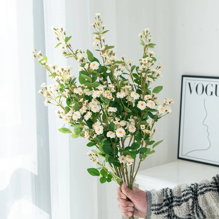 Handmade Artificial Daisy Bouquet – Silk Flowers for Wedding, Home, Garden, DIY Wreaths, and Banquet Decorations