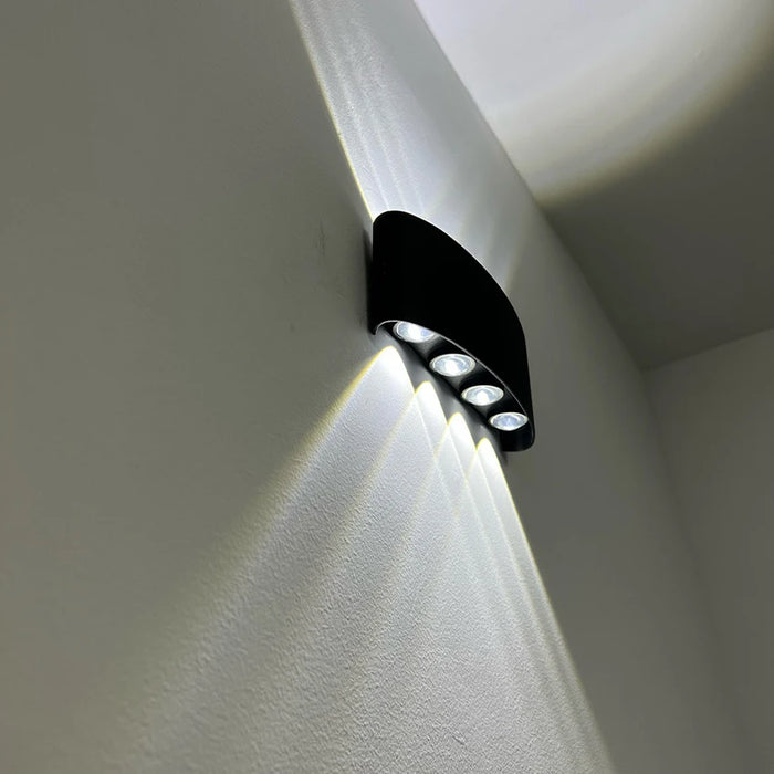 Outdoor & Indoor Waterproof LED Wall Light – Aluminum Porch & Garden Lamp, Up & Down Lighting for Bedroom and Living Room Decor