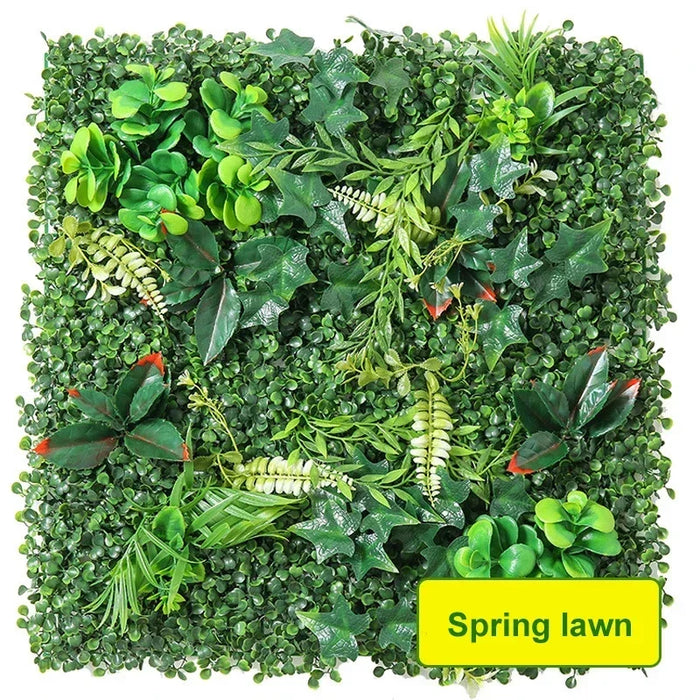 Artificial Boxwood Wall Panel – 50x50cm UV-Resistant Privacy Screen for Home, Wedding, and Outdoor Decoration"