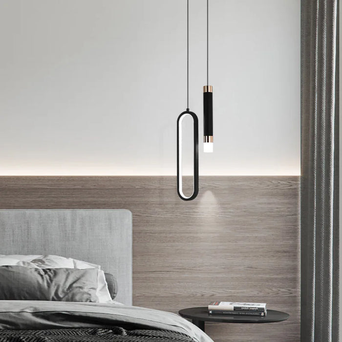 Modern Minimalist LED Pendant Light Chandelier – Adjustable Suspension Lamp for Bedroom, Living Room, and Home Decor