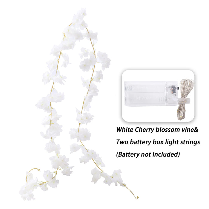 180CM Artificial Sakura Flowers Vine – Wedding Garden Arch, Home Party Decoration, Christmas Bridal Silk Flowers