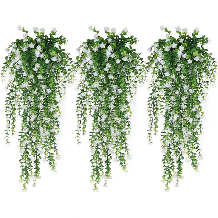 30-inch Artificial Eucalyptus Vine – Lifelike Fake Plant for Home, Wedding, Garden, and Outdoor Decoration