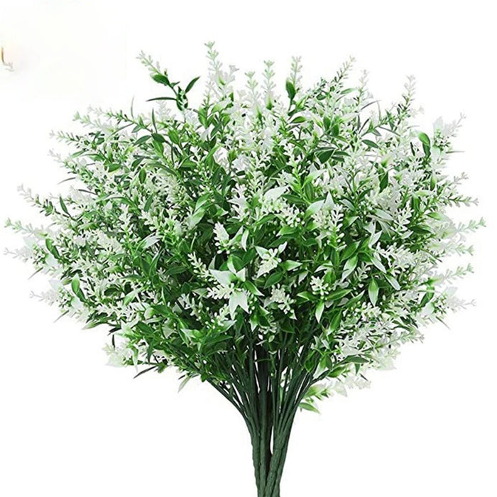 Artificial Lavender Flowers – Plastic Lavender Grass Bouquet for Wedding, Home, Garden Decoration, DIY Photography Props, Indoor Bonsai Plant
