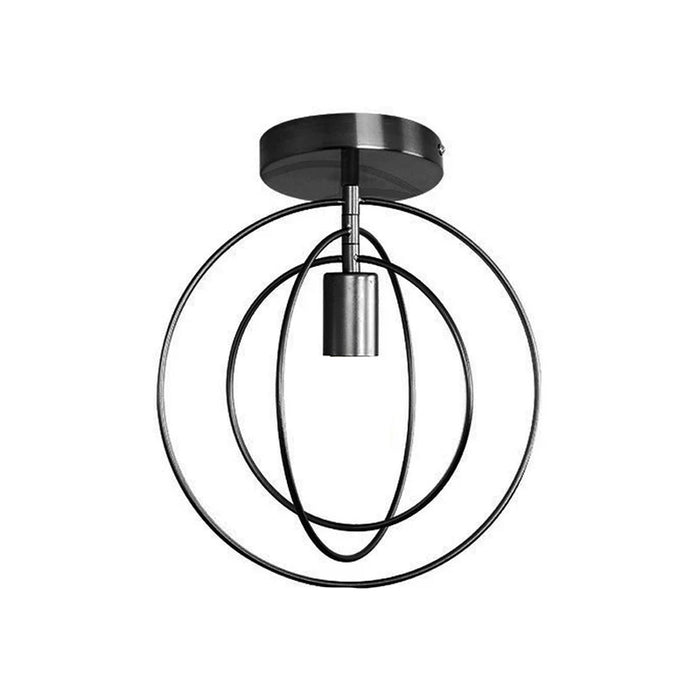 Modern Metal Gold Ceiling Light – Industrial Iron Pendant Lamp for Living Room, Bedroom, Aisle, Loft, E27 Home Lighting Fixture