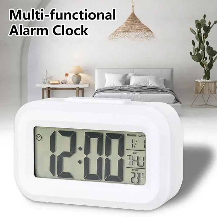 Compact LED Digital Alarm Clock with Night Light – Perfect for Bedrooms, Offices, and Kids' Rooms