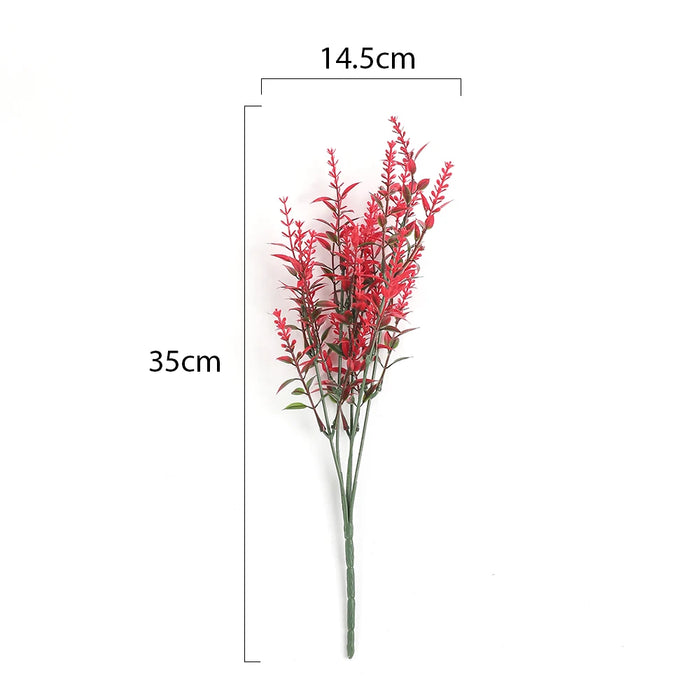 Artificial Lavender Bouquet – Plastic Fake Flowers for Wedding, Home & Garden Decoration, Bridal Bouquet, Photography Props