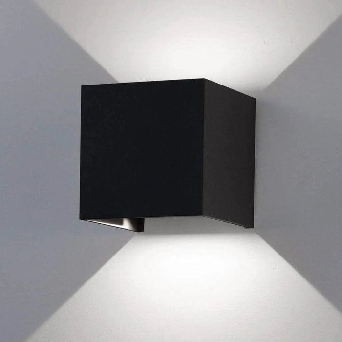 12W LED Wall Lamp – Waterproof Up & Down Outdoor Light with Adjustable Beam Angle for Bedroom, Living Room, and Garden