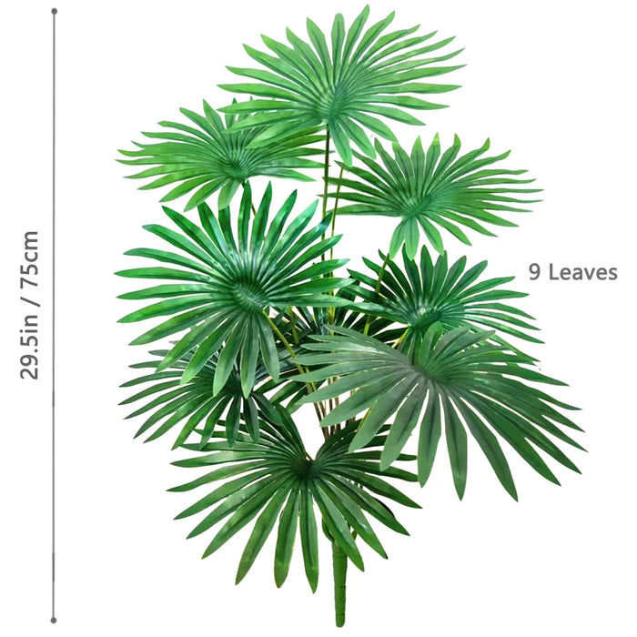 Artificial Fan Palm Tree – Large Tropical Fake Plant for Office, Home, and Holiday Decoration (60-105cm)