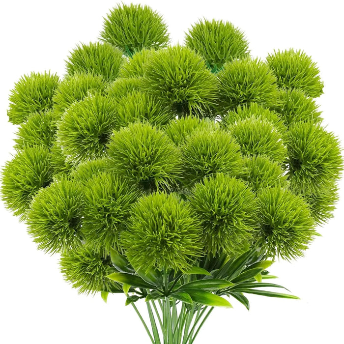 5/10Pcs Artificial Dandelion Flowers Bouquet – Silk & Plastic Faux Floral Arrangements for Living Room, Wedding, Garden, and DIY Wreaths