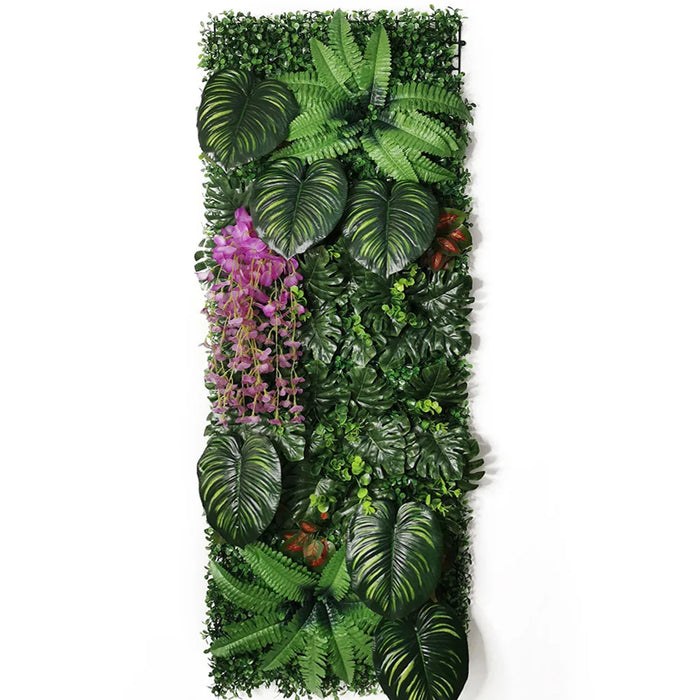 40x120cm Artificial Plant Wall – Chlorophytum Comosum Grass Panel for Garden, Wedding, Hotel, and Outdoor Decoration