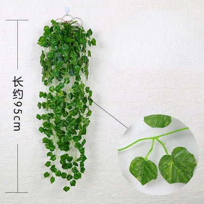 Artificial Silk Bamboo Leaf Flower Arrangement – 1m Long Eucalyptus Leaves for Spring Decoration, Indoor & Outdoor Use