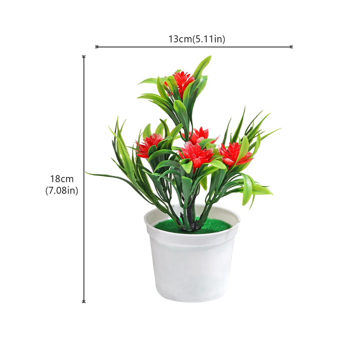 Artificial Bonsai Orange Pomegranate Fruit Tree – Potted Plastic Plant for Home, Windowsill, and Courtyard Decor