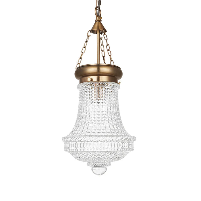 Modern Glass Pendant Light – Chain Hanging Lamp for Kitchen Island, Dining Room, and Entryway