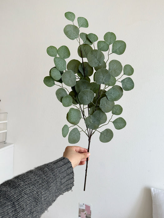 Nordic Eucalyptus Leaf Artificial Plant – Fresh Greenery for Wedding, Hall, and Home Decor