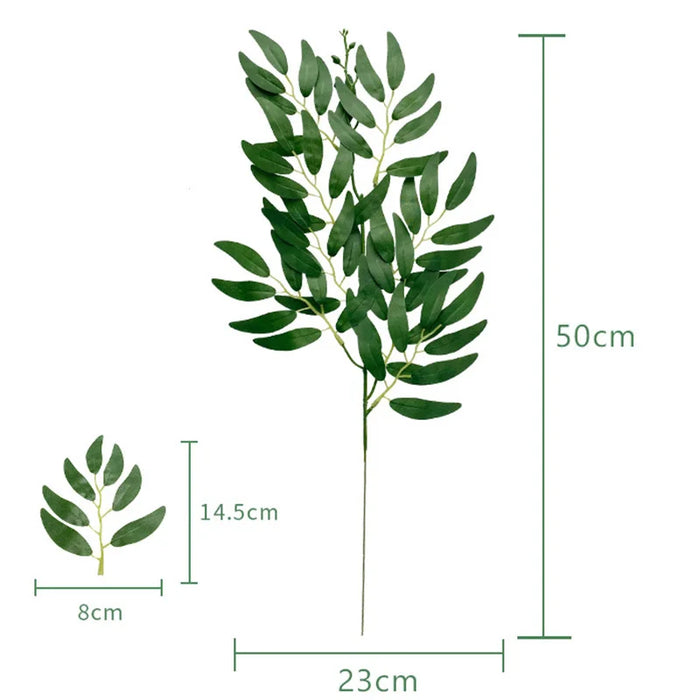 10PCS Artificial Italian Ruscus Greenery Stems – Faux Shrub Bushes with Green Leaves for Wedding Arch, Bouquet, and Home Decor