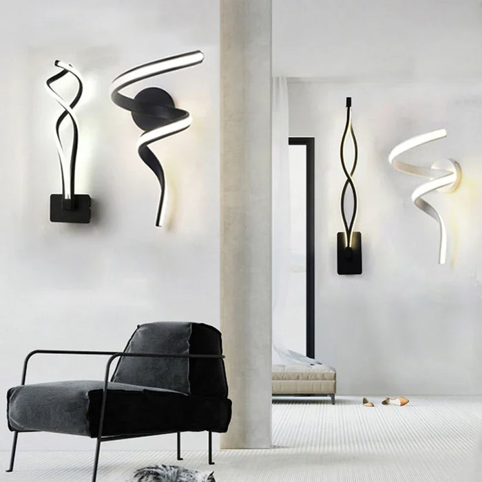 Modern Minimalist LED Wall Lamp – Up & Down Wall Sconce for Bedroom, Living Room, and Bathroom