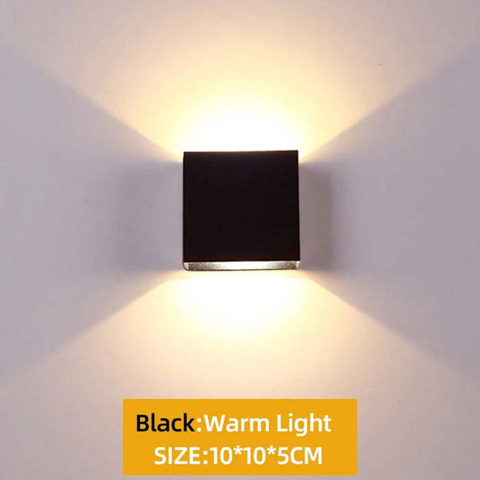 Modern Up & Down LED Wall Lamp – 6W/12W Aluminum Indoor Light for Bedroom, Living Room, Staircase & Decor