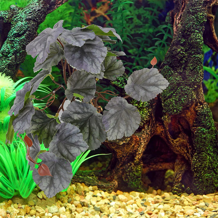 Artificial Hermit Crab Plants for Tank – Suction Cup Hanging Vines, Reptile Climbing Decor, Fake Aquarium & Terrarium Plants, Indoor Decoration