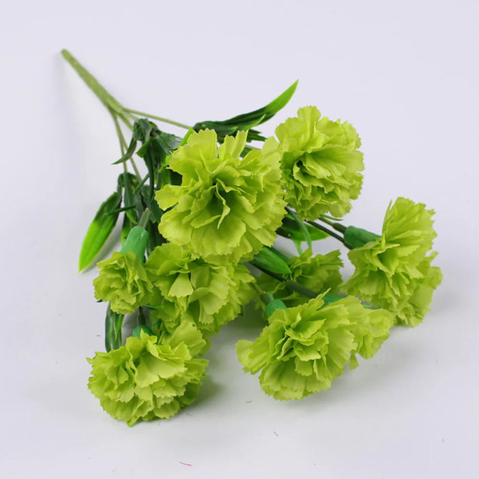 Artificial Carnation Flower – Fake Silk Carnation Bouquet for Weddings, Parties, Home & Garden Decoration