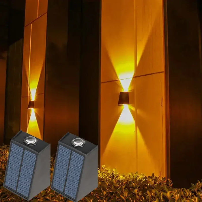 LED Solar Wall Light – Waterproof Solar Powered Outdoor Lamp for Garden, Street, Balcony, and Villa Decoration