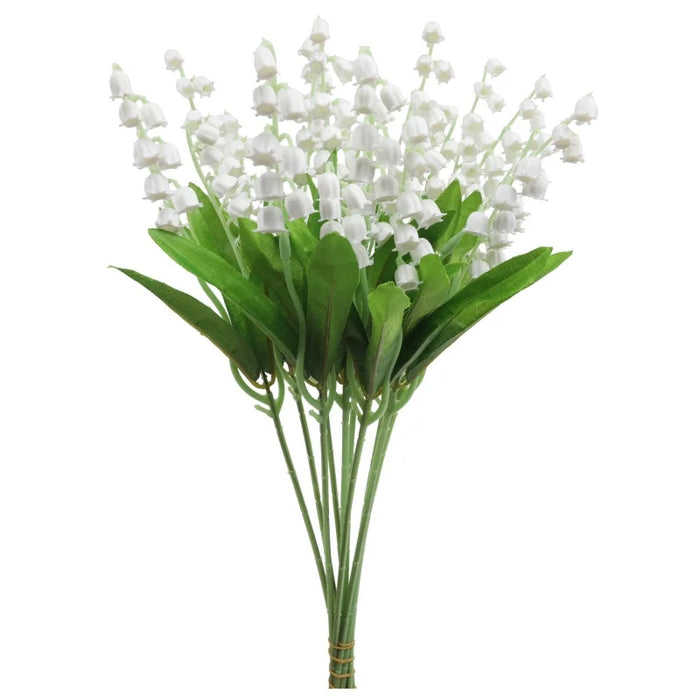 9/12PCS Simulated Wind Chime Flowers – Artificial Bell Orchids Wedding Bouquet, Bridal Holding Flowers, Home & Party Decor