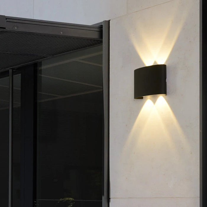 Modern LED Wall Light – Waterproof Indoor & Outdoor Wall Lamp for Living Room, Corridor, Garden, Porch, and Courtyard (Warm/White Light, IP65, 2W–10W Options)
