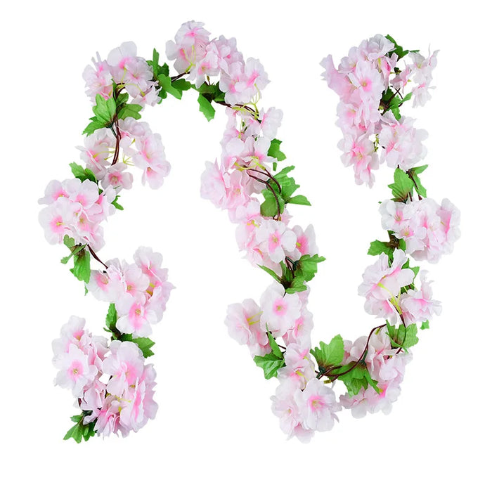 180cm Artificial Wisteria Garland – Fake Ivy Vine for Wedding Arch, Room, Garden, Baby Shower & Floral Decorations