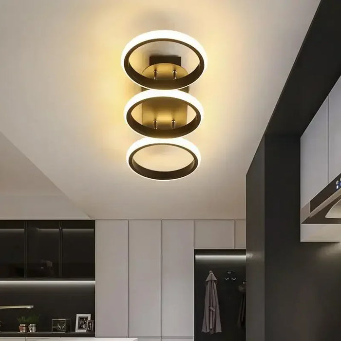 Modern LED Ceiling Light Chandelier – Stylish Multi-Head Ring Light for Bedroom, Living Room, Hallway, Dining Room & Indoor Spaces