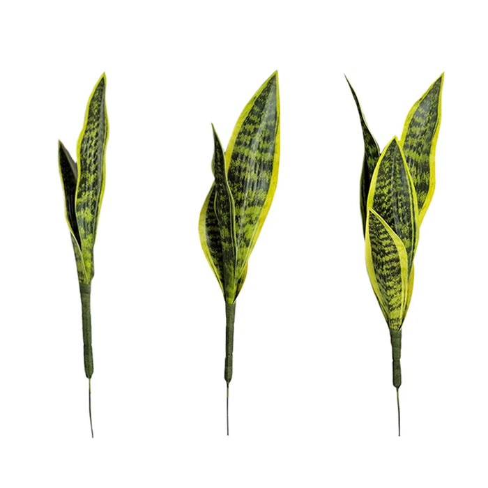 Artificial Sansevieria Plant – 32/37cm Fake Green Plastic Bonsai for Home & Garden Decoration, Indoor & Outdoor Use