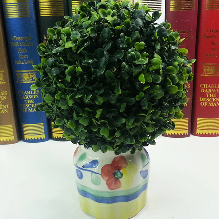 Artificial Grass Dome Ball Plant – Eco-friendly Simulation Greenery for Indoor & Outdoor Decoration – 40cm Faux Grass Ball