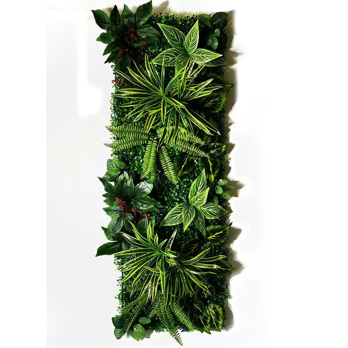 40x120cm Artificial Plant Wall – Chlorophytum Comosum Grass Panel for Garden, Wedding, Hotel, and Outdoor Decoration
