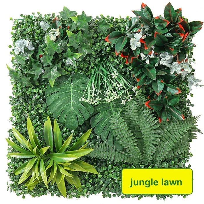 Artificial Boxwood Wall Panel – 50x50cm UV-Resistant Privacy Screen for Home, Wedding, and Outdoor Decoration"