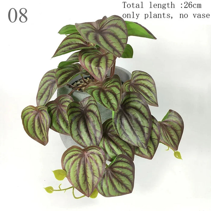 Artificial Vine Terrarium Plants – Plastic Leaf Rattan Greenery for Home, Balcony, Wedding, and Garden Décor