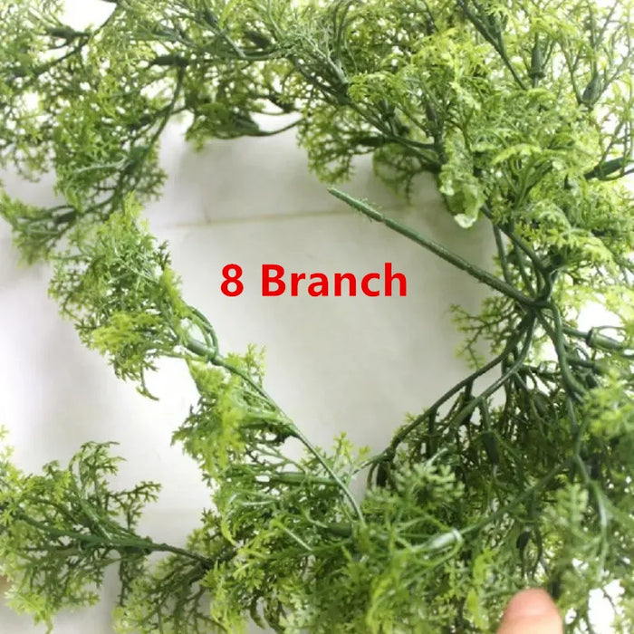 Artificial Moss Plant Hanging Grass – 8-10 Branch Plastic Decorative Foliage for Wedding, Home & Outdoor Decoration