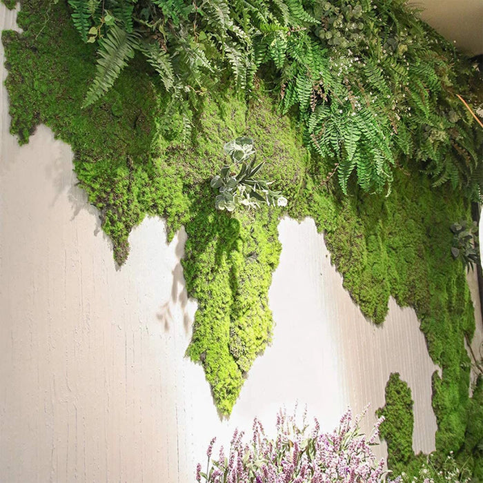 1x1m Artificial Moss Mat – Lifelike Green Moss Turf for Home, Garden, Patio & Office Decoration, Perfect for DIY Landscaping & Theme Decor