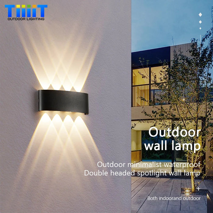 Modern LED Wall Light – Waterproof Indoor & Outdoor Wall Lamp for Living Room, Corridor, Garden, Porch, and Courtyard (Warm/White Light, IP65, 2W–10W Options)