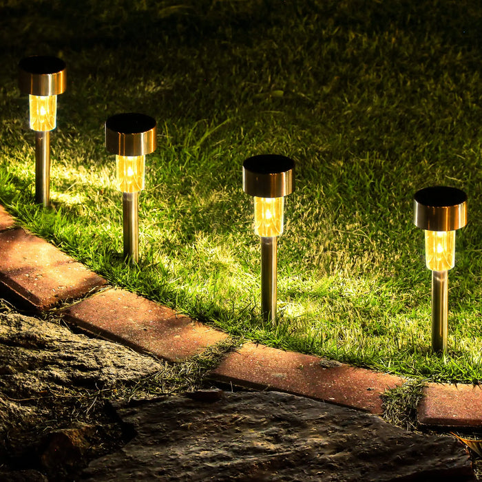 Outdoor Solar Garden Lights – Waterproof LED Landscape Lamp for Pathway, Yard, Lawn, and Patio