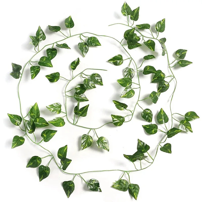 2.1M Artificial Hanging Ivy Plant Vine Garland – Silk Greenery for Garden, Wedding, Home, and Party Wall Decor