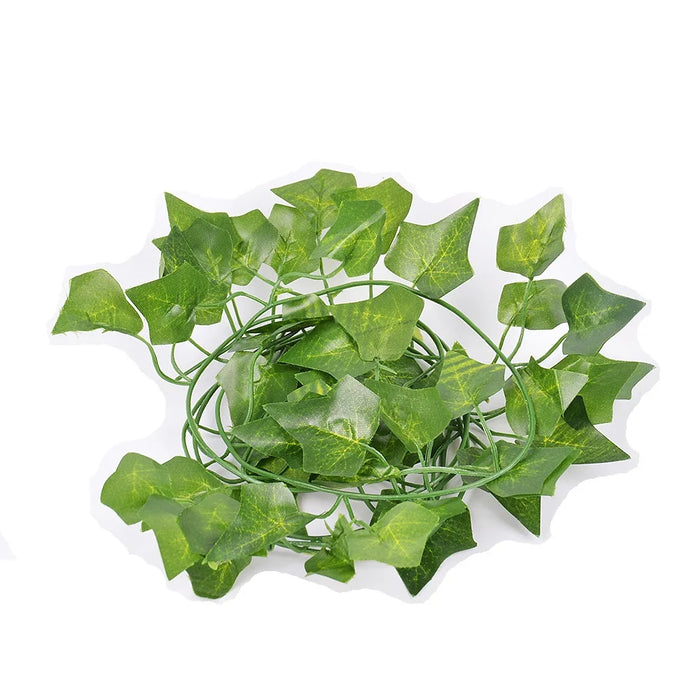 2.1M Artificial Hanging Ivy Plant Vine Garland – Silk Greenery for Garden, Wedding, Home, and Party Wall Decor