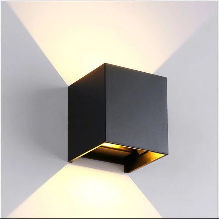 Modern 24W LED Wall Lamp – Waterproof Up & Down Lighting for Indoor & Outdoor Use, IP65 Aluminum Wall Light