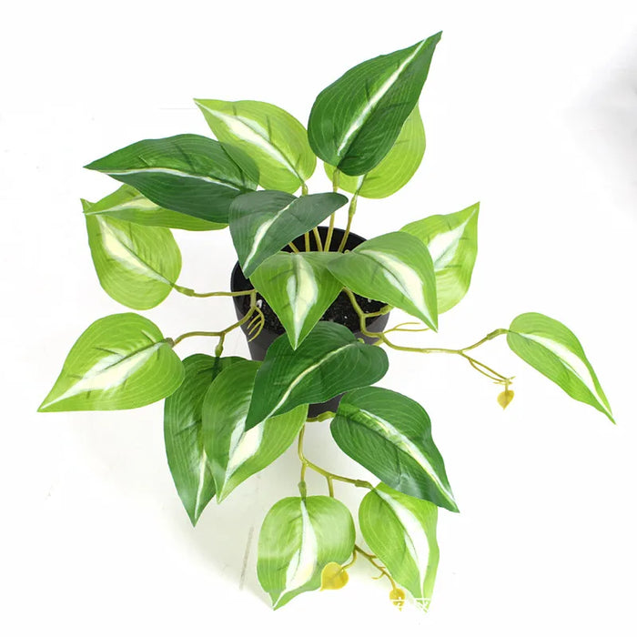 26CM Artificial Green Plants Mini Vines – Fake Flower Branch for Wedding, Office, Hotel, and Home Decor