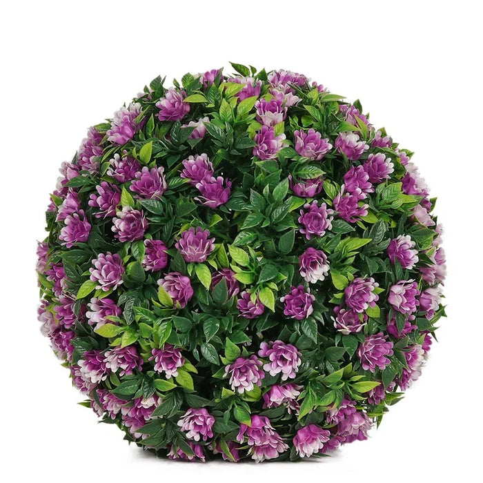 Artificial Flower Balls – Hanging Decorative Fake Plant for Outdoor Garden, Courtyard, and Home Decor