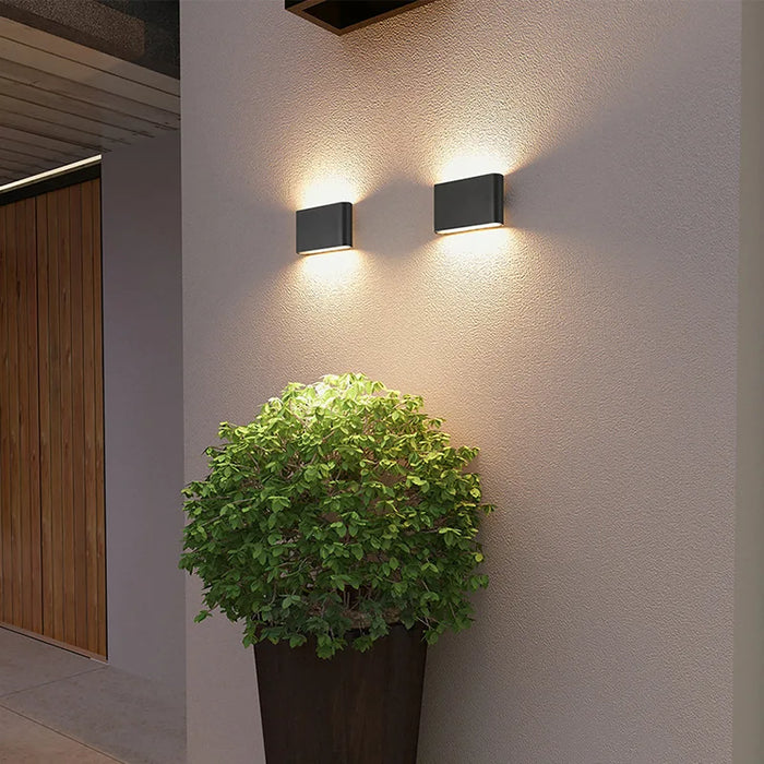 Nordic LED Wall Light – Modern Aluminum Up & Down Wall Lamp, IP65 Waterproof for Bedroom, Stairs, Corridor, and Living Room