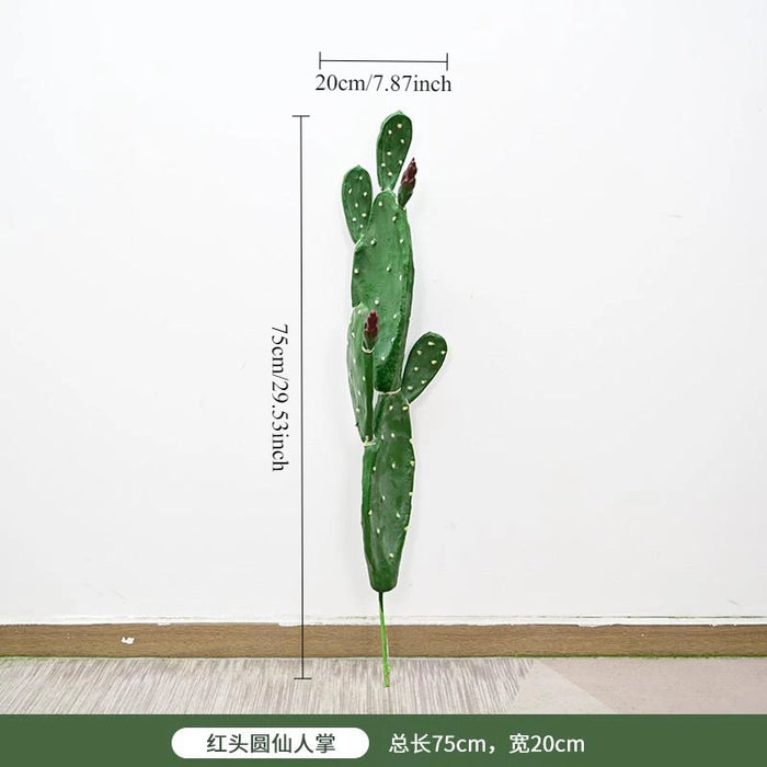 Artificial Cactus Desert Plant – Faux Fairy Column Sky Ruler Tree for Outdoor Garden & Landscape Decoration
