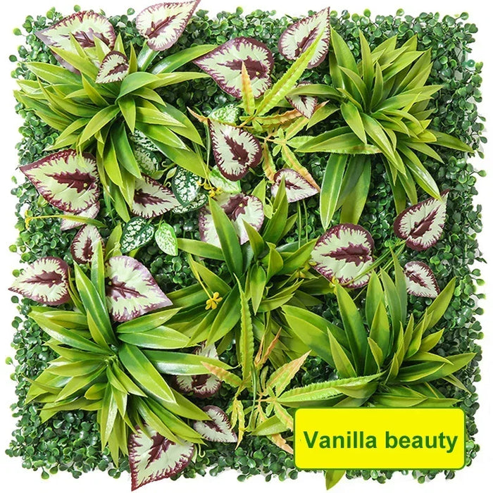 Artificial Boxwood Wall Panel – 50x50cm UV-Resistant Privacy Screen for Home, Wedding, and Outdoor Decoration"