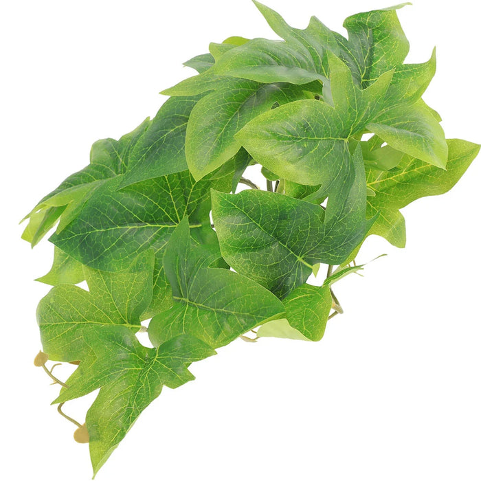 Artificial Hermit Crab Plants for Tank – Suction Cup Hanging Vines, Reptile Climbing Decor, Fake Aquarium & Terrarium Plants, Indoor Decoration