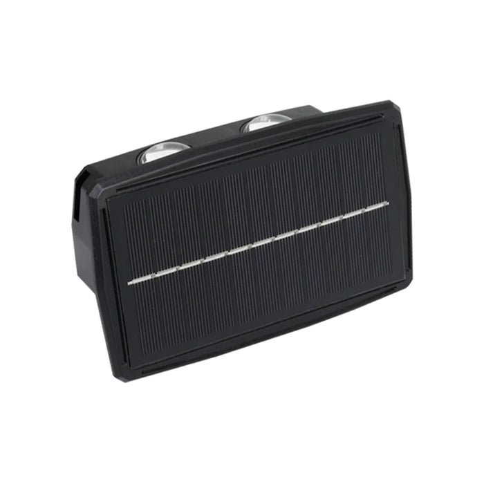 Solar LED Outdoor Wall Light – Waterproof IP65 Garden Wall Lamp, Solar-Powered Up & Down Lighting for Balcony, Courtyard, Patio